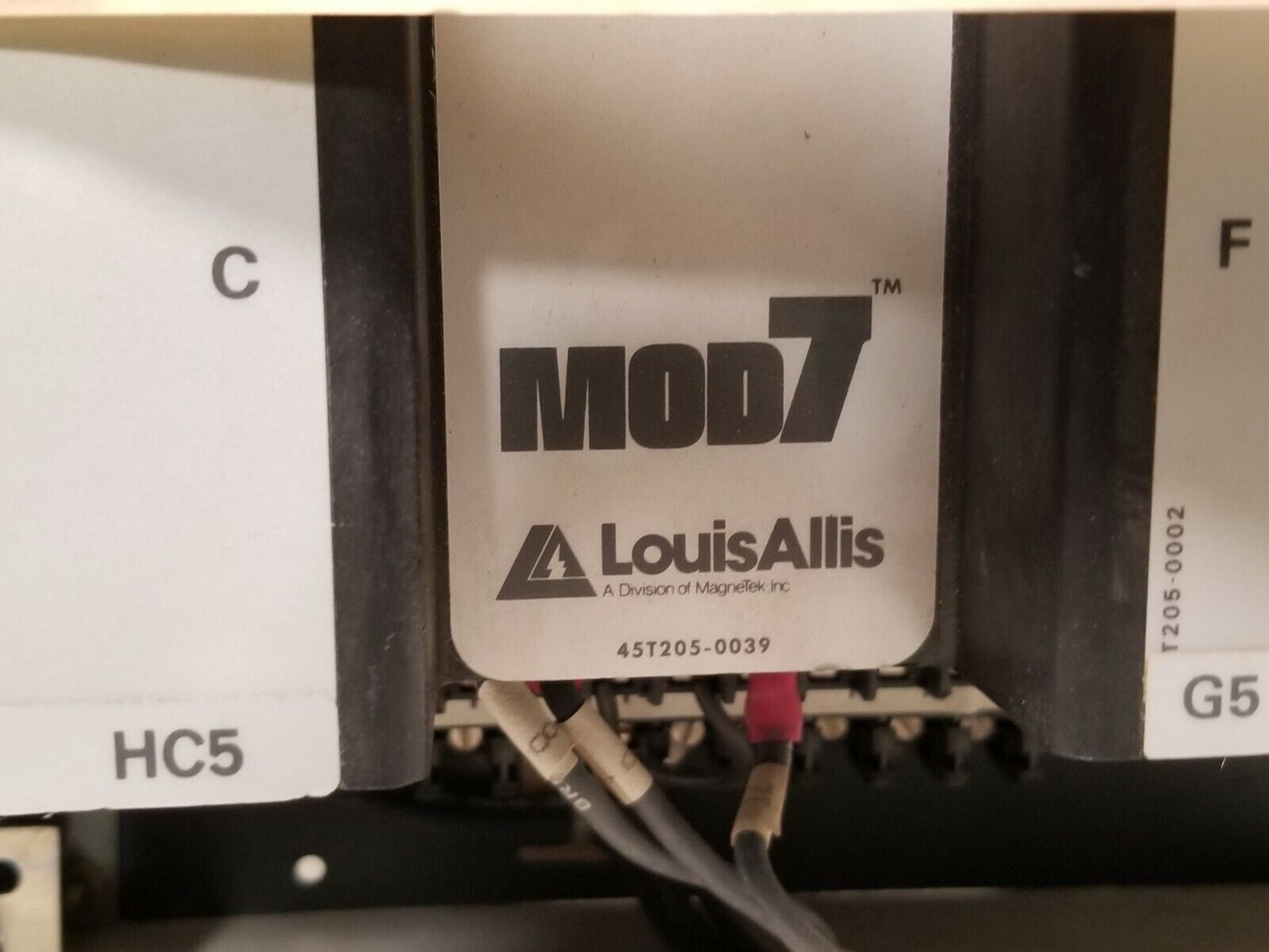 Louis Allis Mod 7 controller, type HC5, 45T205-0039