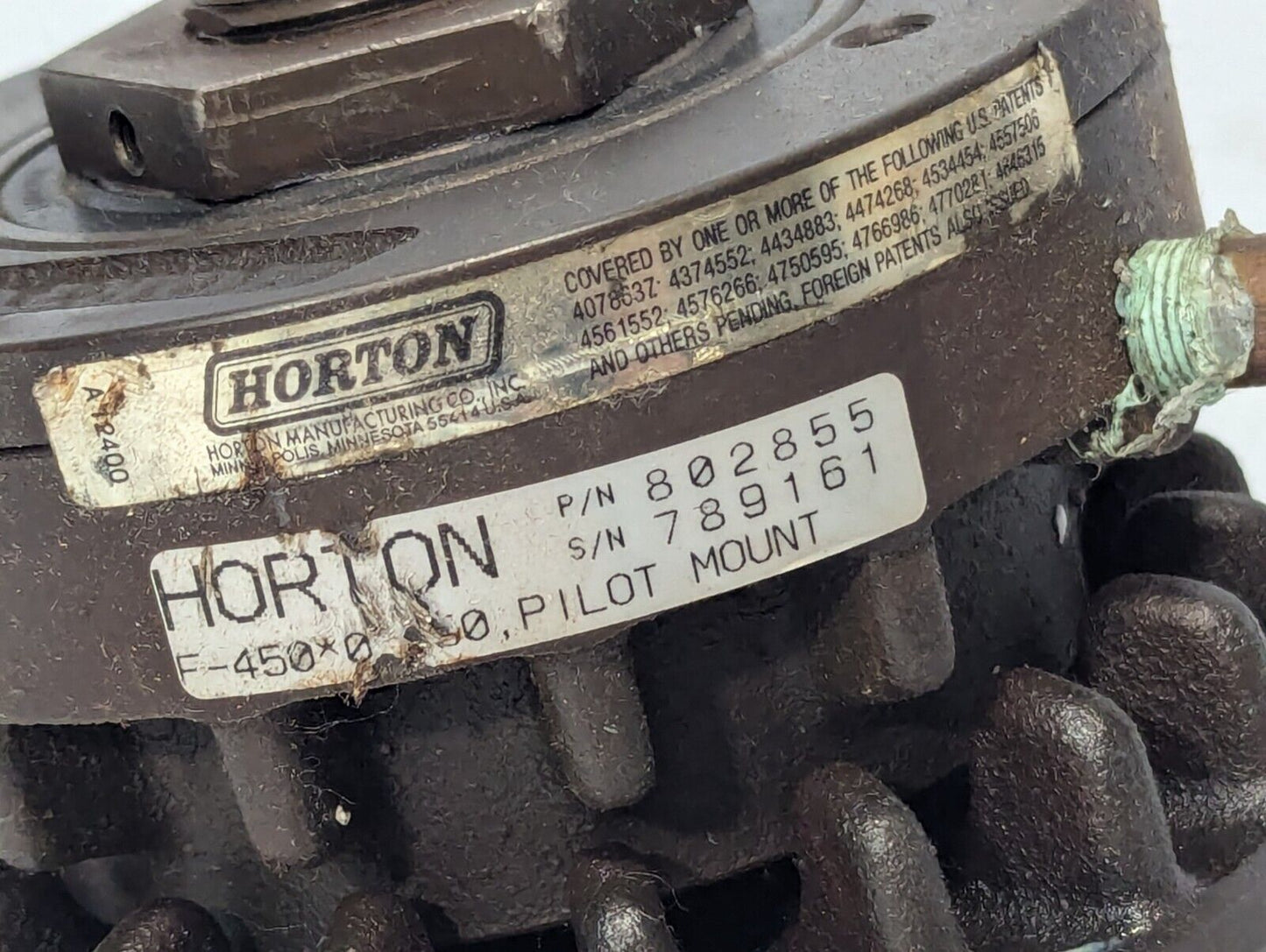 Horton 802855 Pilot Mount F-450*0 as pictured - Free Shipping
