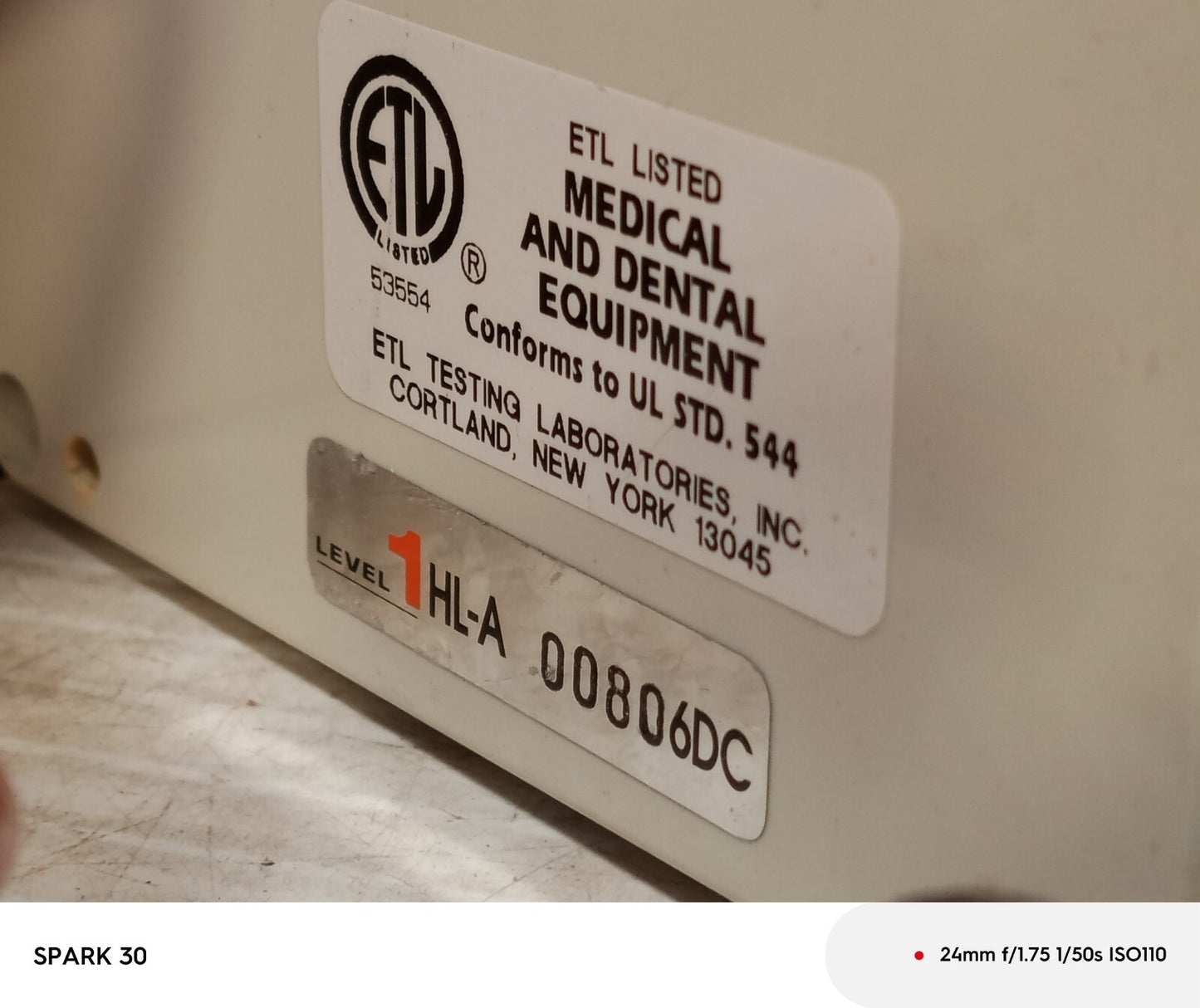 Smiths Medical Level 1 Hotline Fluid Warmer HL-90 115V