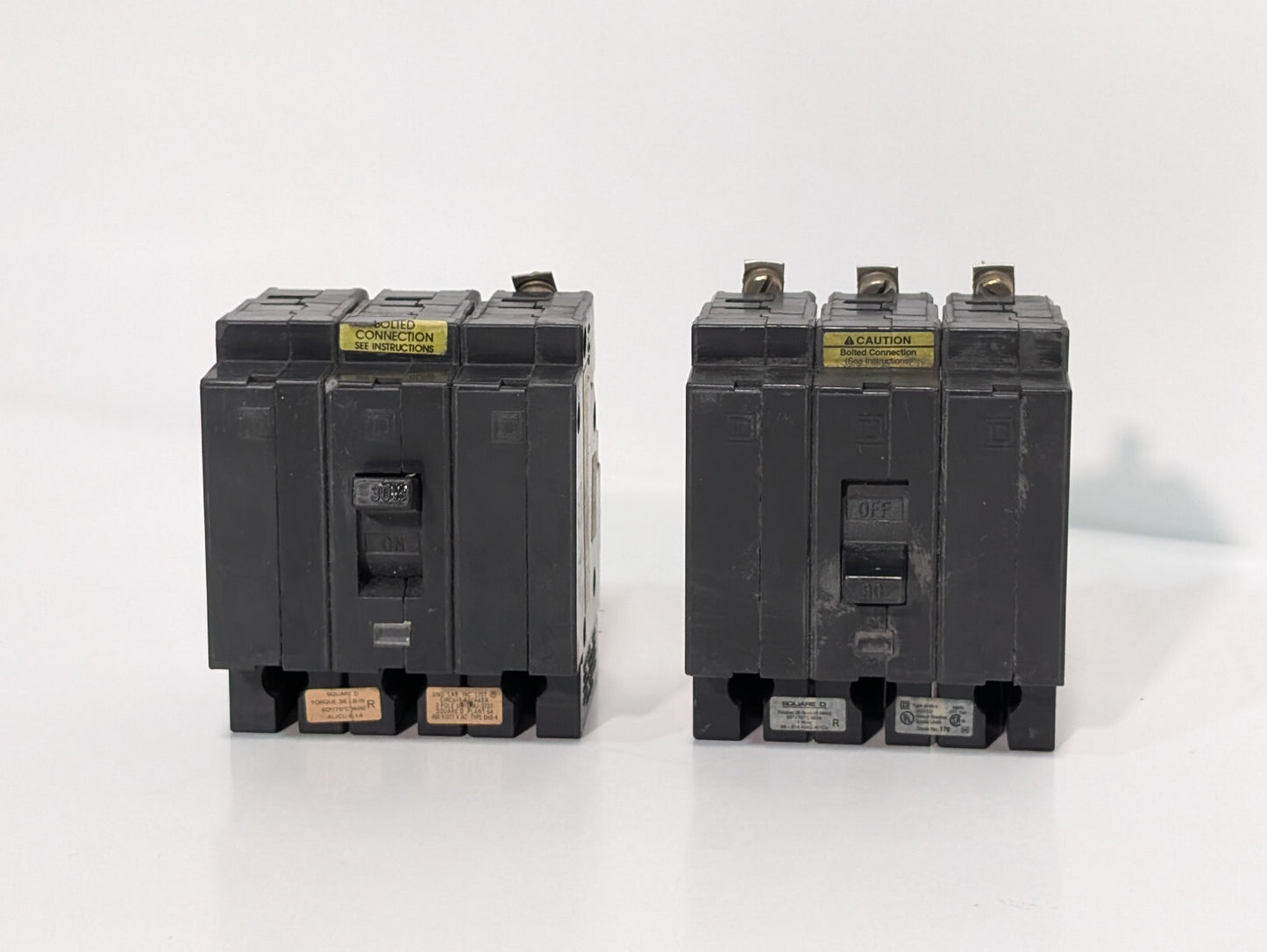 Square D EHB34030 Series 2 Circuit Breaker, 3-Pole, 30A, Bolt-On, Made in USA