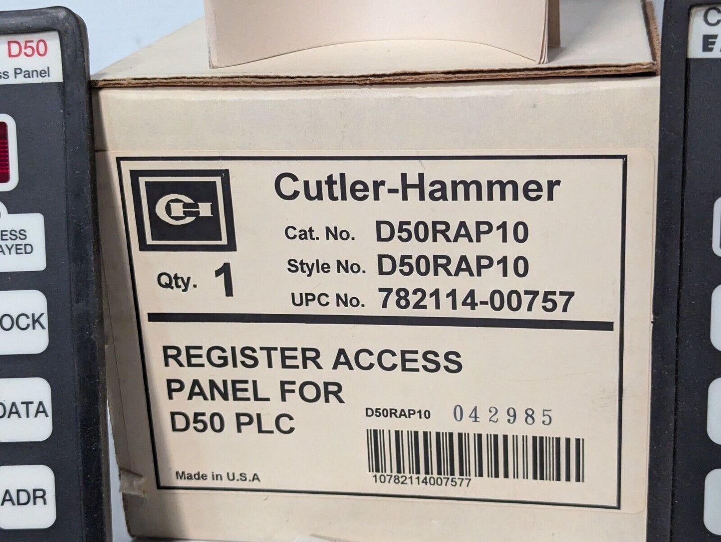 Cutler-Hammer D50RAP10 register access panel for D50 PLC - Free Shipping