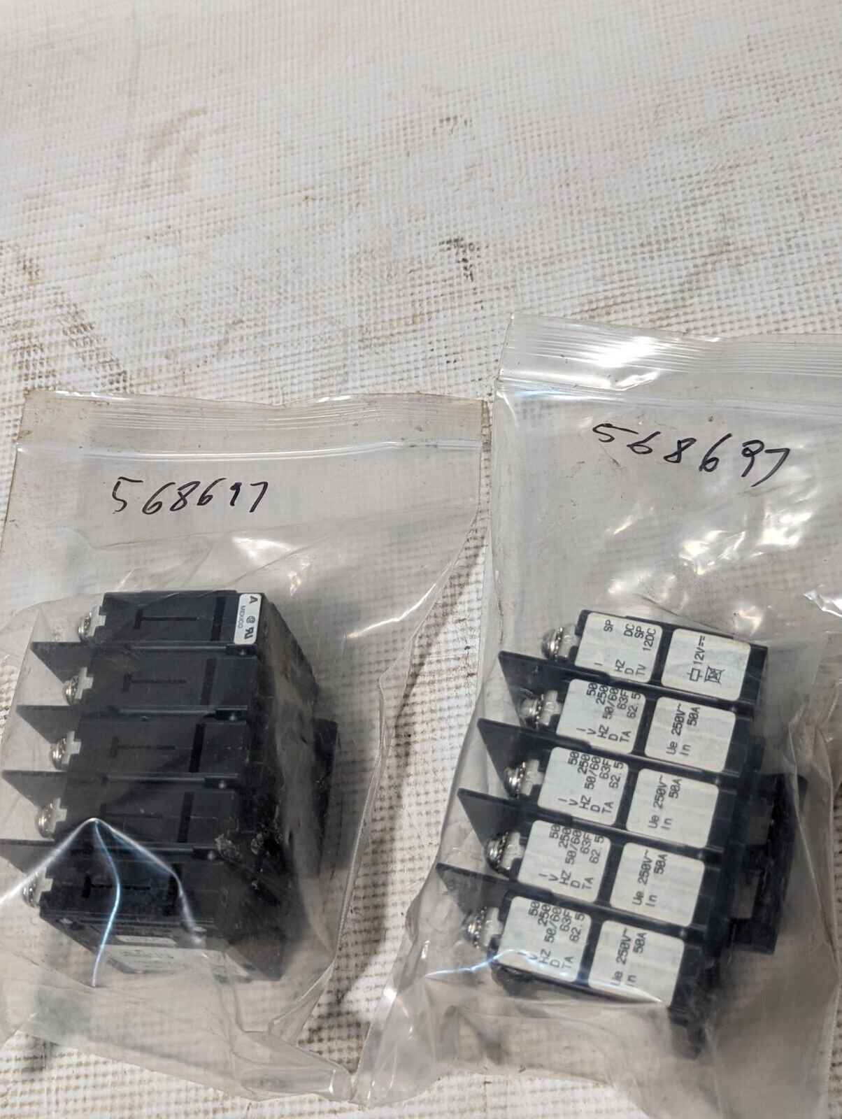 Airpax IEL11111-29995-1-V Circuit Breaker 3-Pole, 50 Amps W/Two Auxiliary's