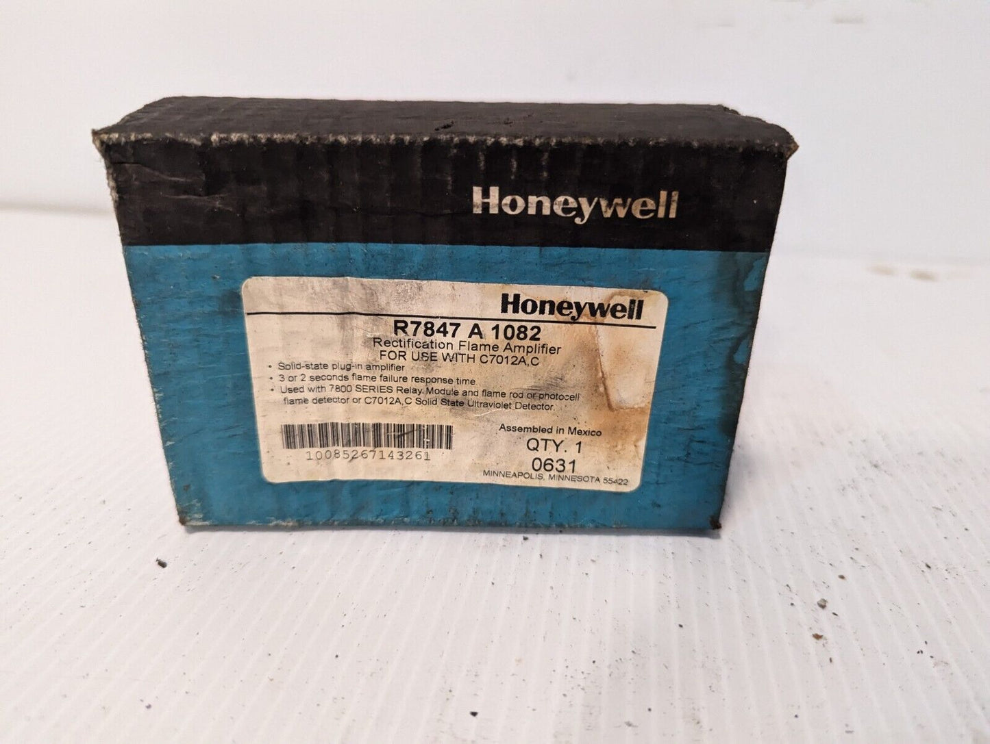 Honeywell R7847 A 1082 rectification flame amplifier for use with C7012A, C - Fr