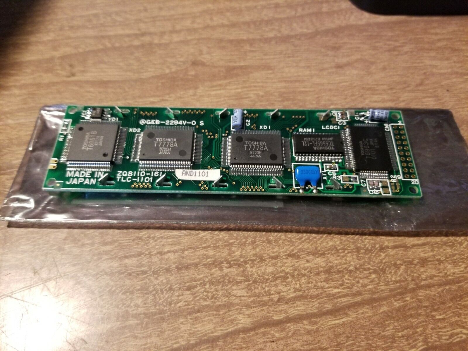 Toshiba TLC-1101, ZQ8110-161, GEB-2294V-0 S LCD display