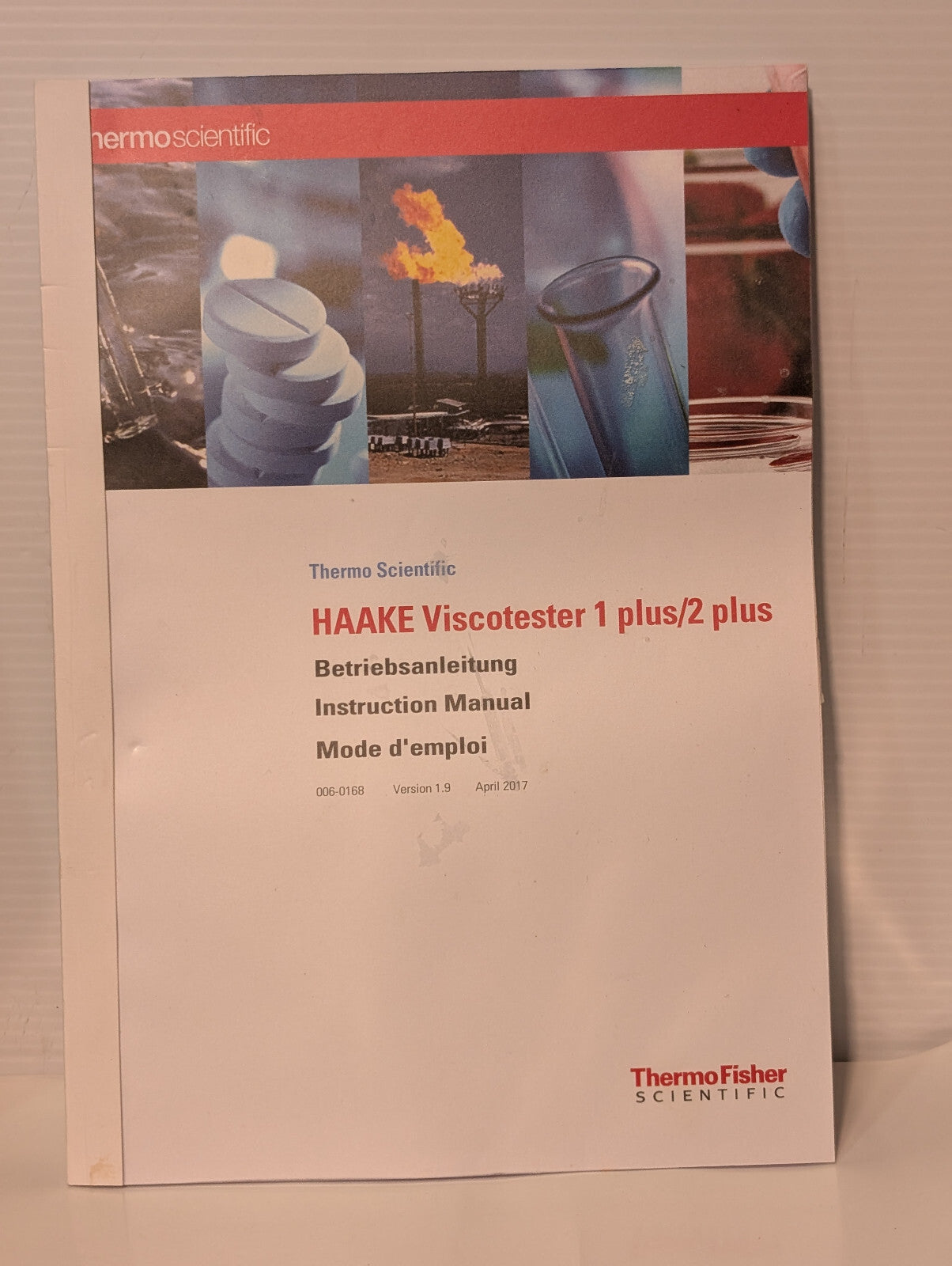 Thermo Scientific HAAKE Viscotester 2 Plus, 399-0200, 6VDC, Portable Padded Case