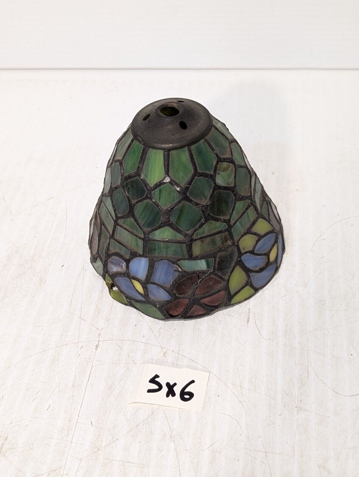 Tiffany Style Stained Glass Sconce Light Victorian Floral, Lamp Shade -Free Ship