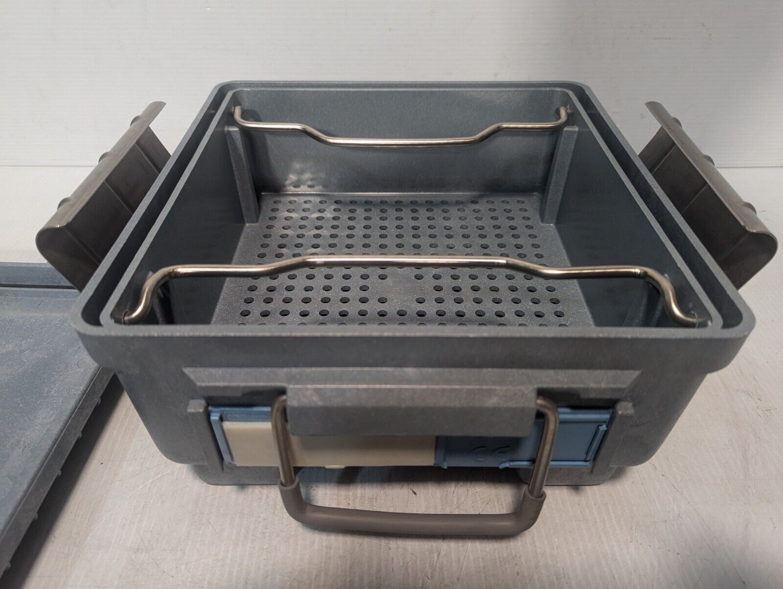 STERIS Solid Lid Sterilization Container, 11.5 x 11.5 x 6 inches-Free Shipping