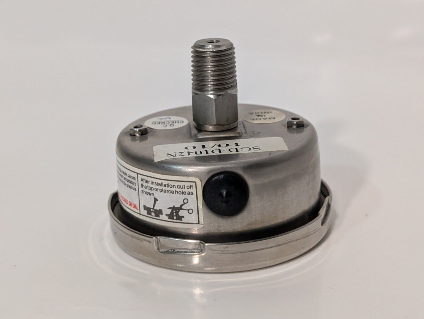 3) Dwyer SGD-D1042N 2.5" Stainless Steel Industrial Pressure Gage 500PSI 3500kPa