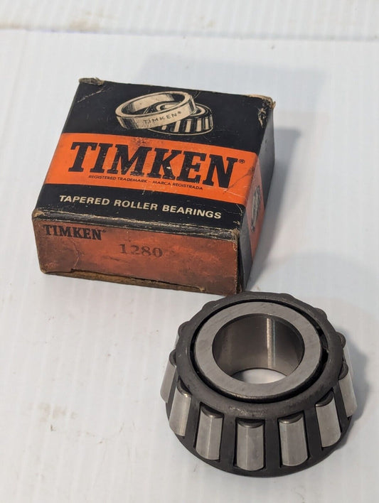 Timken 1280 Tapered Roller Bearing, Single Cone, Straight Bore - Free Shipping