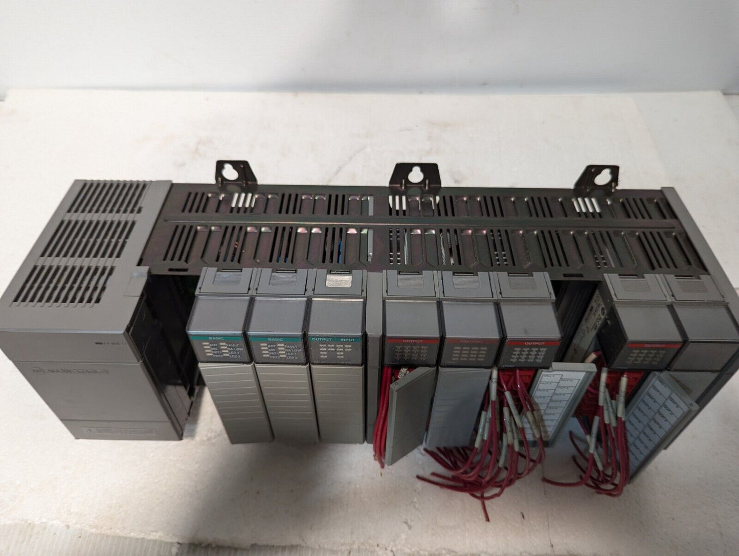 Allen Bradley 1746-A10 10-slot rack with 1746-P2 power supply+ - Free Shipping
