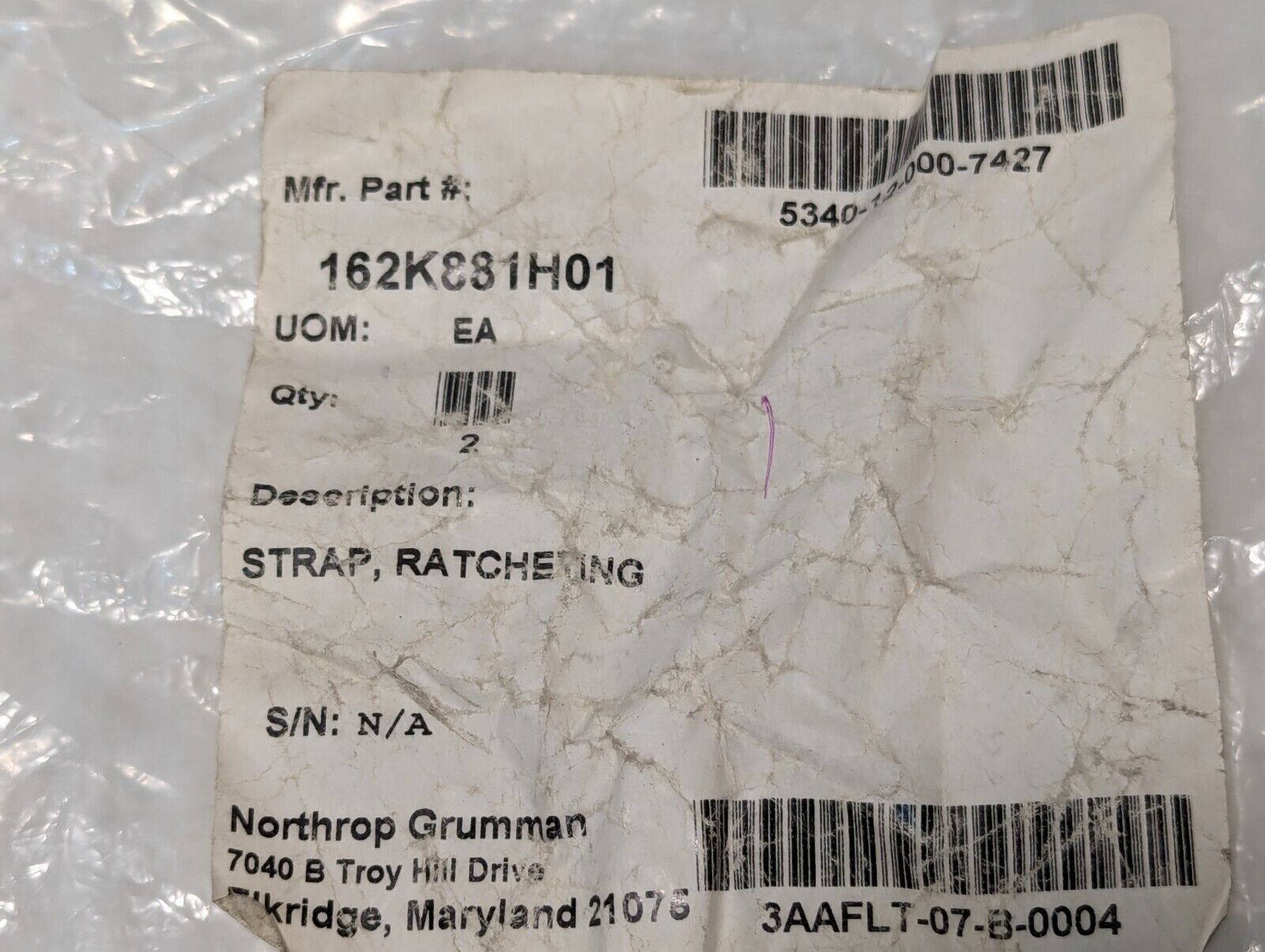 Toico Strap Ratcheting 162K881H01 - Free Shipping
