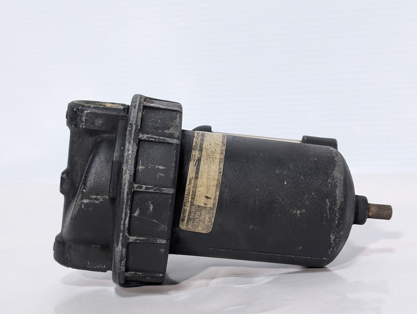 Watts Fluidair Air Filter Regulator, Max Pressure 250psi, Max Temp 150°F, Black