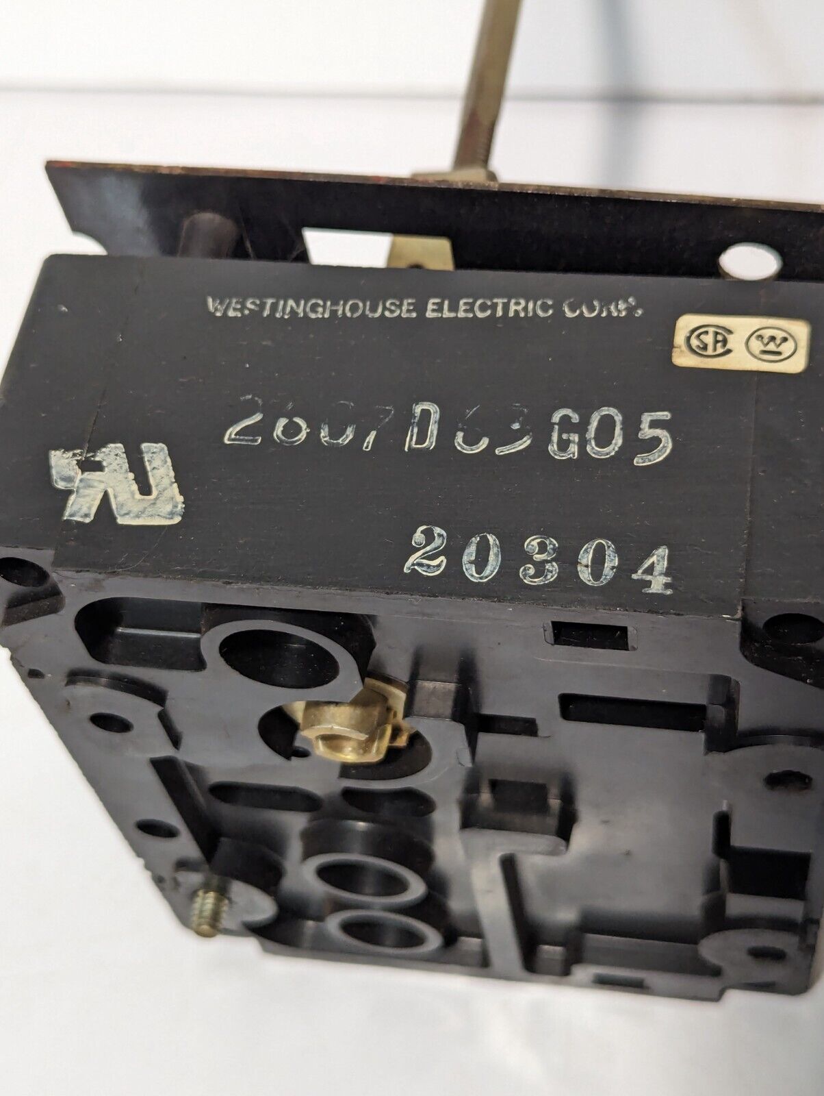 Westinghouse 2607D63G05 Visi-Flex De-ion Switch, 60a Max, 600vac/250vdc, 3-Pole