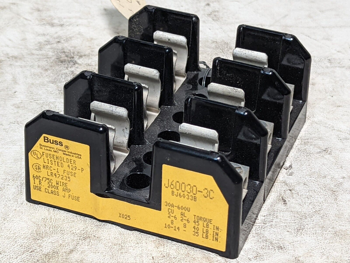 Buss J60030-3C fuseholder