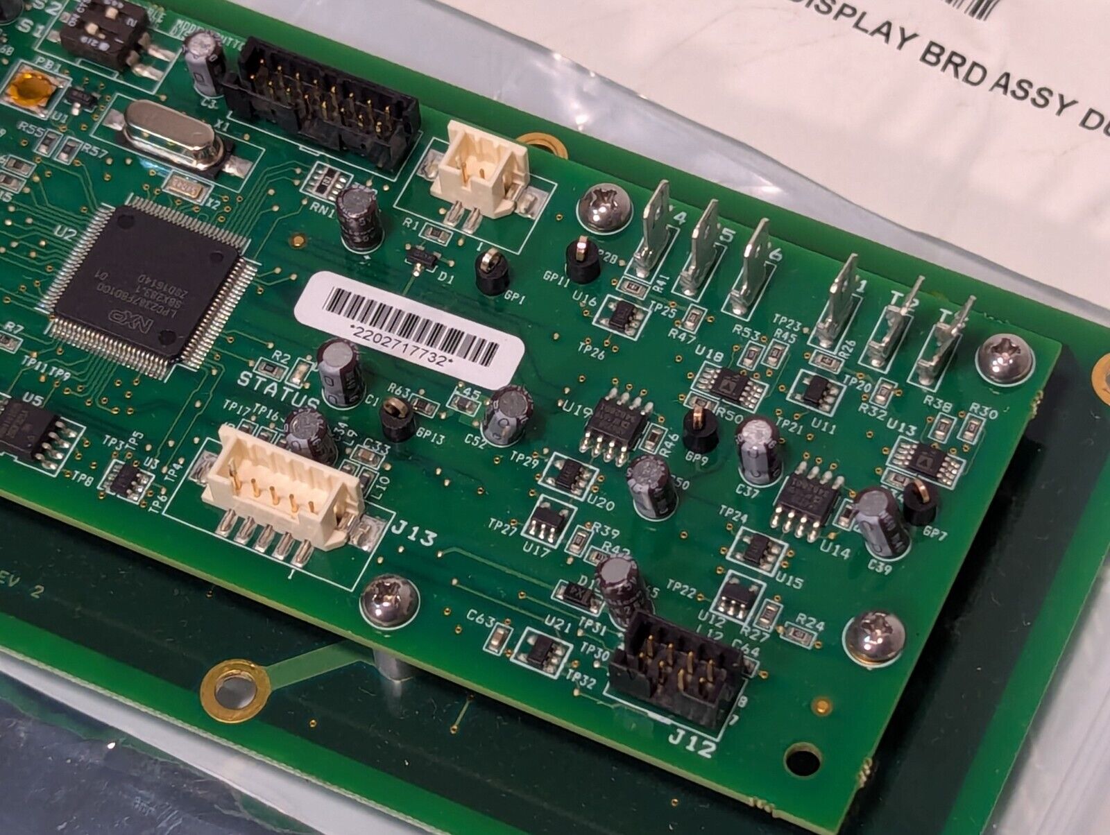 Steris Control & Display Brd Assy Dual 413726-599 Rev 9 - Free Shipping