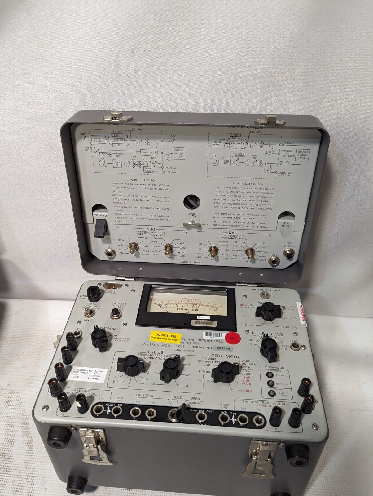 Wiltron 9041 Transmission Level And Return Loss Measuring Set