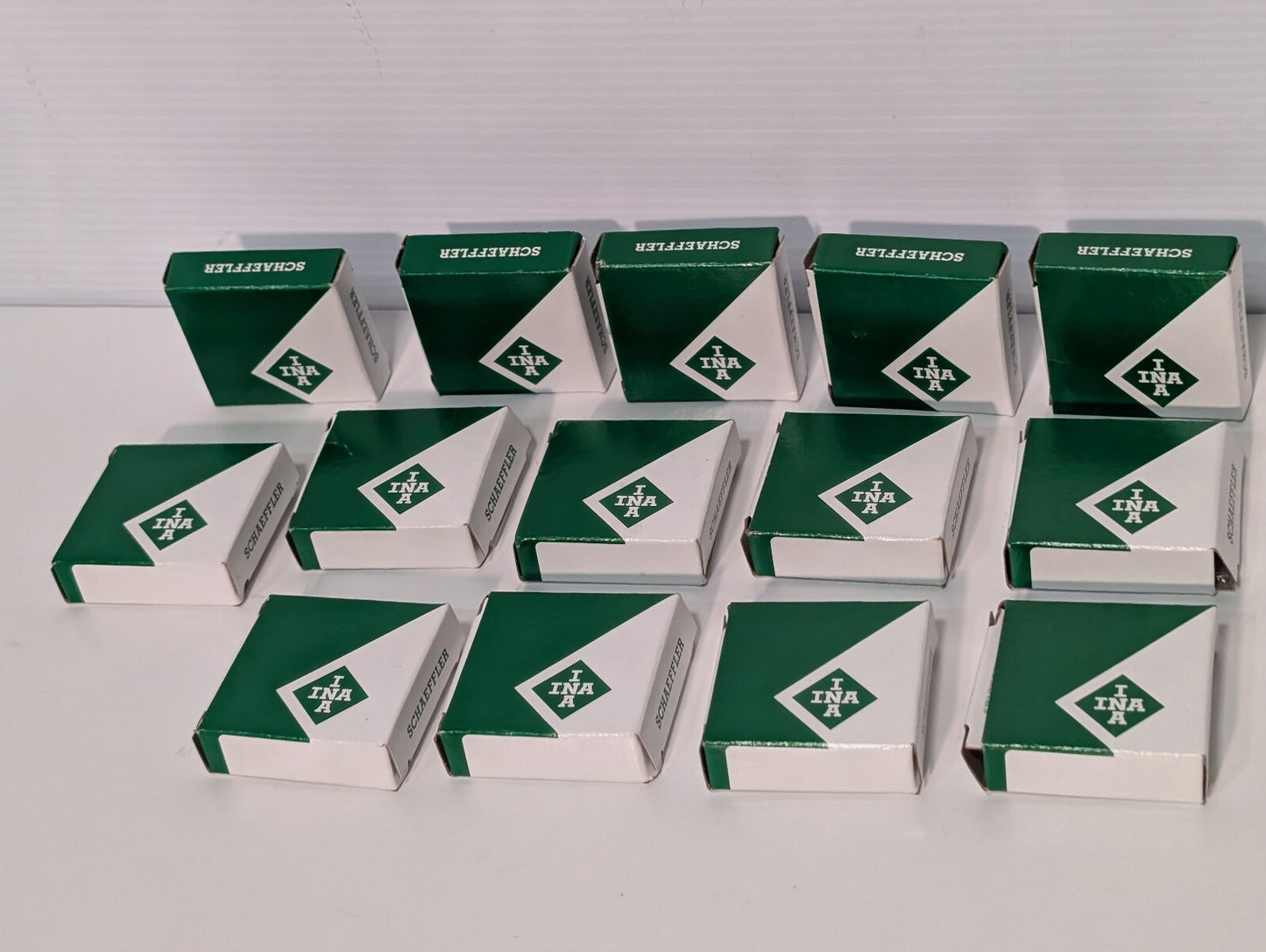 14 NOS: INA Schaeffler FF2535-ZW-0-2 Flat Cage Double Row Needle Roller Bearings