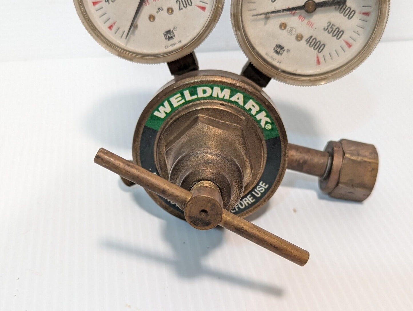 Weldmark 350-125-540-06 3000PSI Oxygen Gas Regulator -Free Shipping-