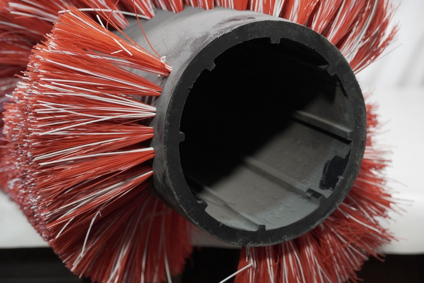 45 inch long scrub roller brush, 5-13/16 inch inside diameter, 14.5 in diameter