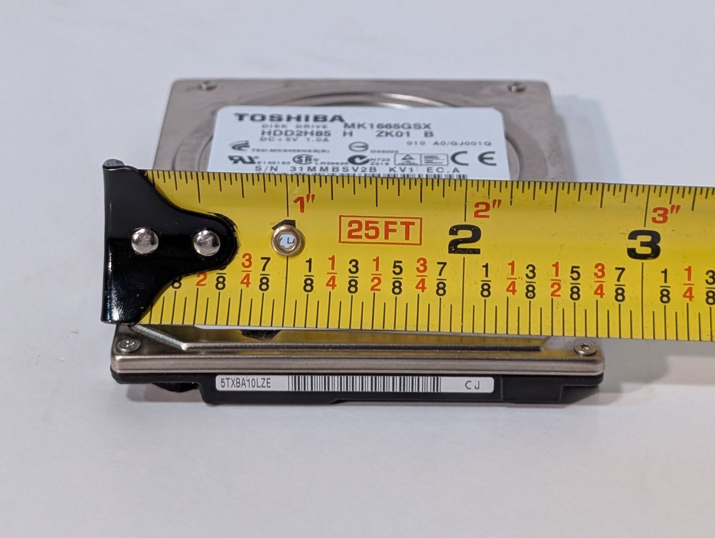 Toshiba MK1665GSX 160GB SATA Computer Disk Drive Hard Drive HDD2H85