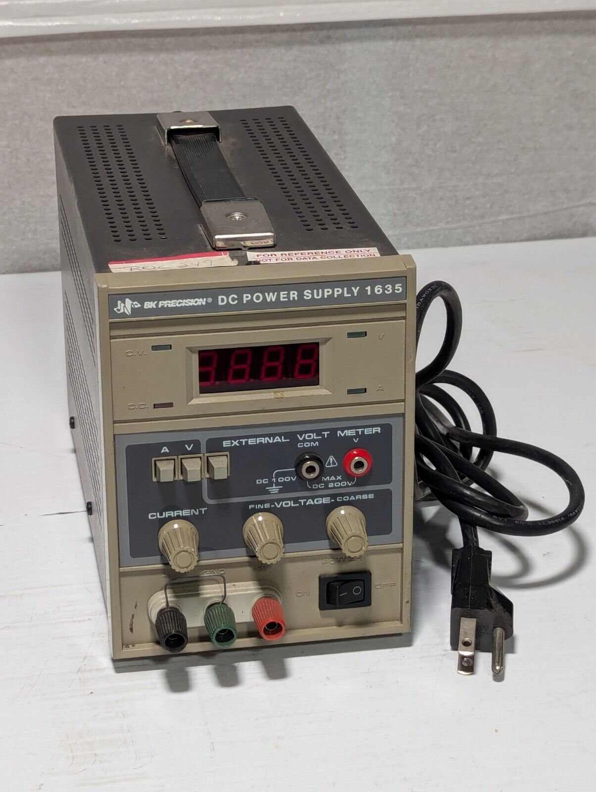 BK Precision 1635 DC power supply, 0-30VDC out, 120VAC input, as pictured
