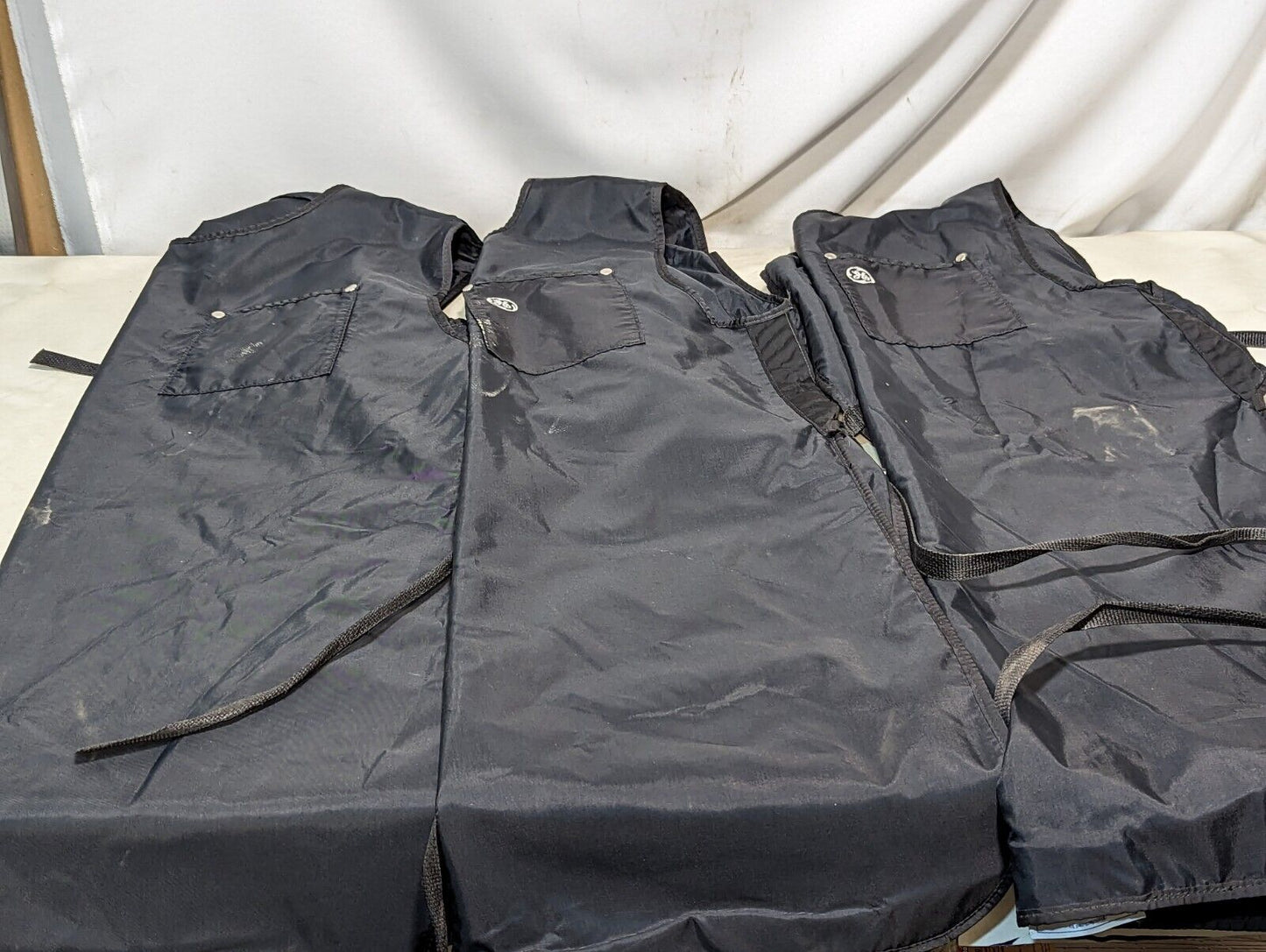 Lot of 4 GE Radiation Protection Aprons (Pb mm Unknown)