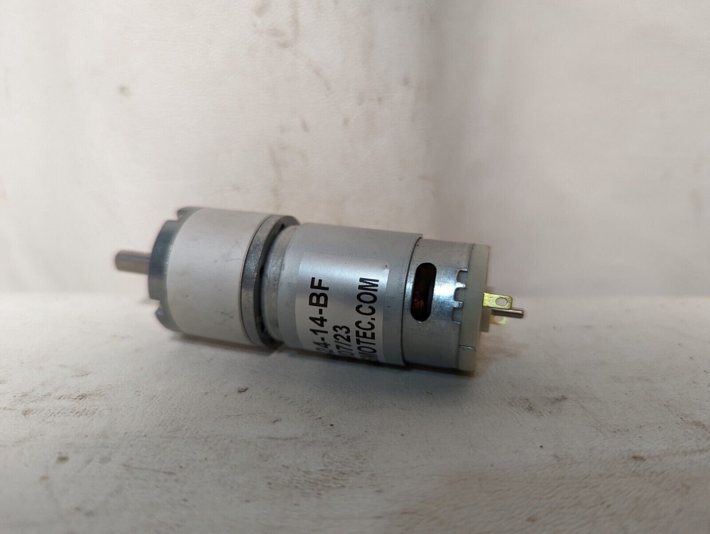 Transmotec PD3246-24-14-BF planetary DC gear motor 24VDC, 0.5A, 445rpm, 3.85W
