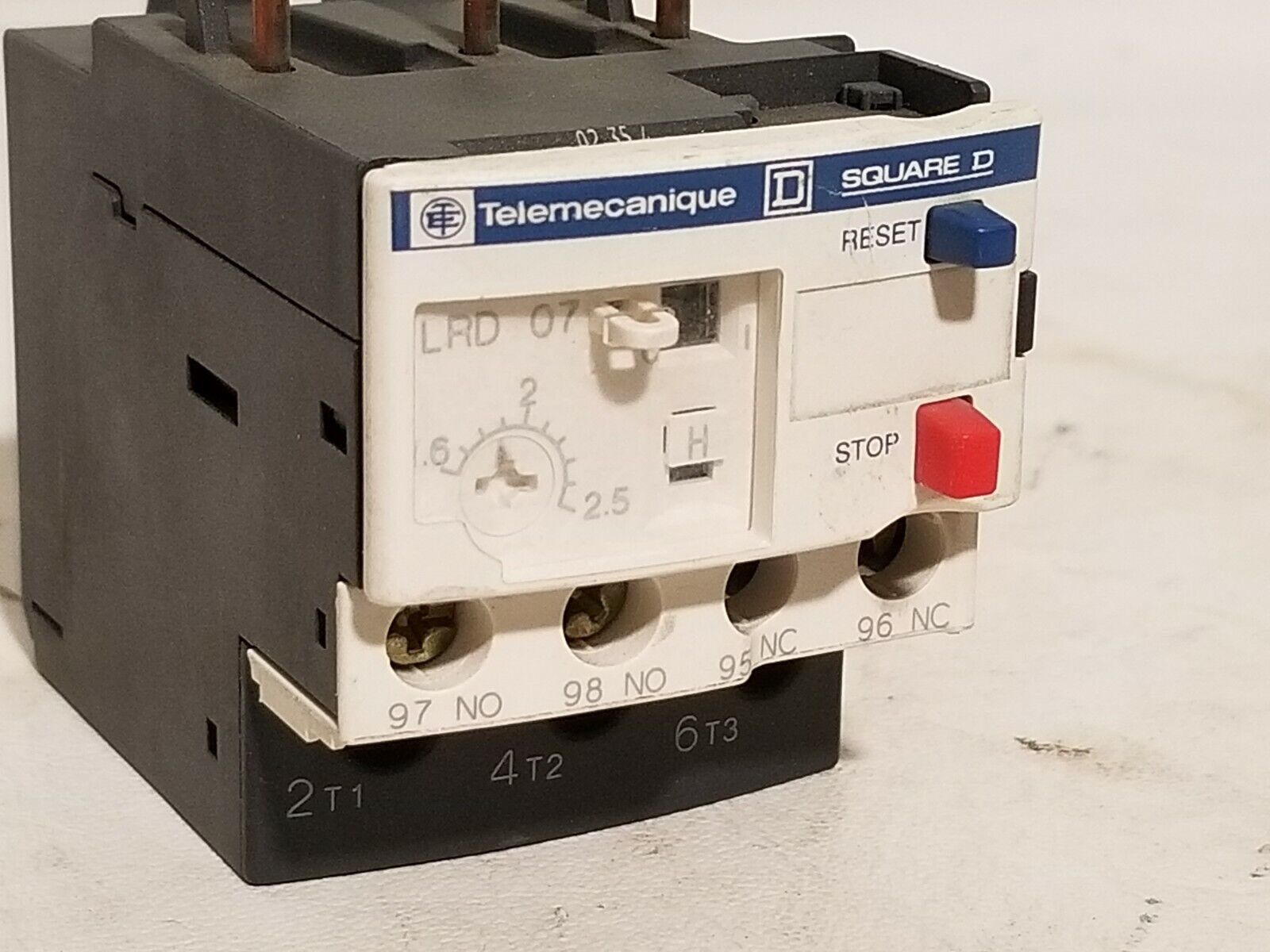 Square D Telemecanique LRD 07 LRD07 overload relay