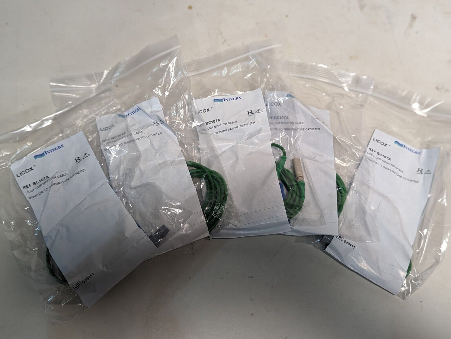 Integra Licox BC10TA CMP monitor cable, monitor to temperature catheter