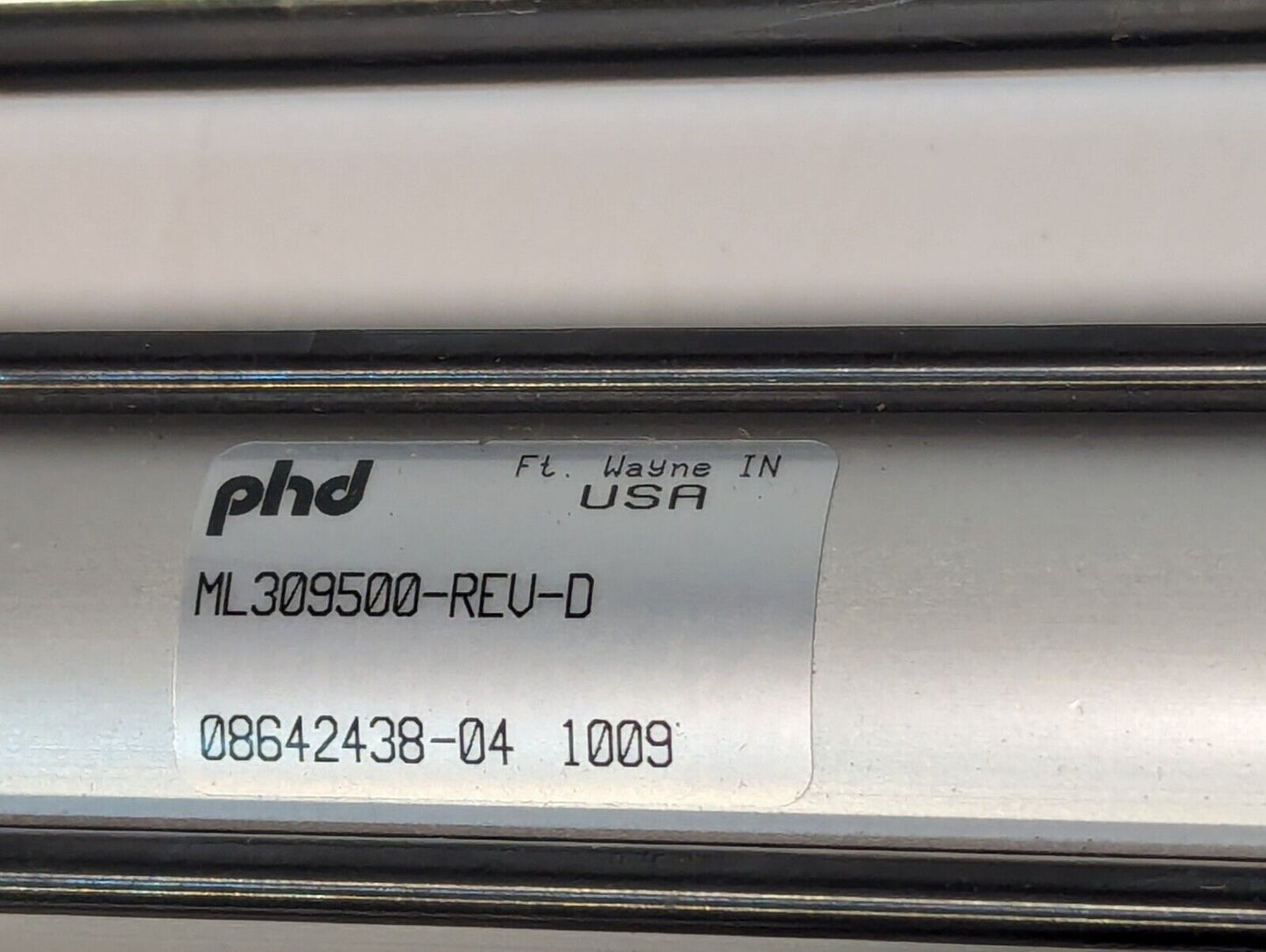 PHD ML309500-REV-D 08642438-04 1009 Cylinder Inseparable Body - Free Shipping