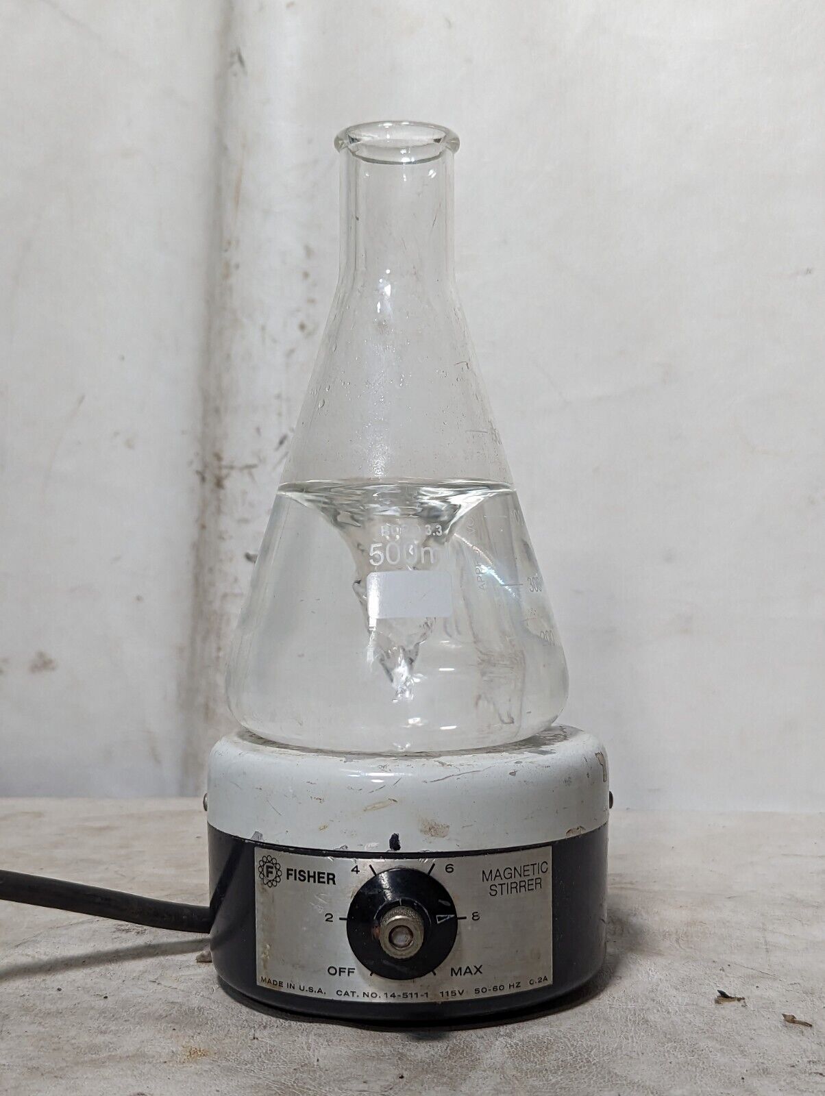 Fisher magnetic stirrer, issue 54, 144, or 244, 115VAC, 14-511-1, 0.2A, 50-60Hz