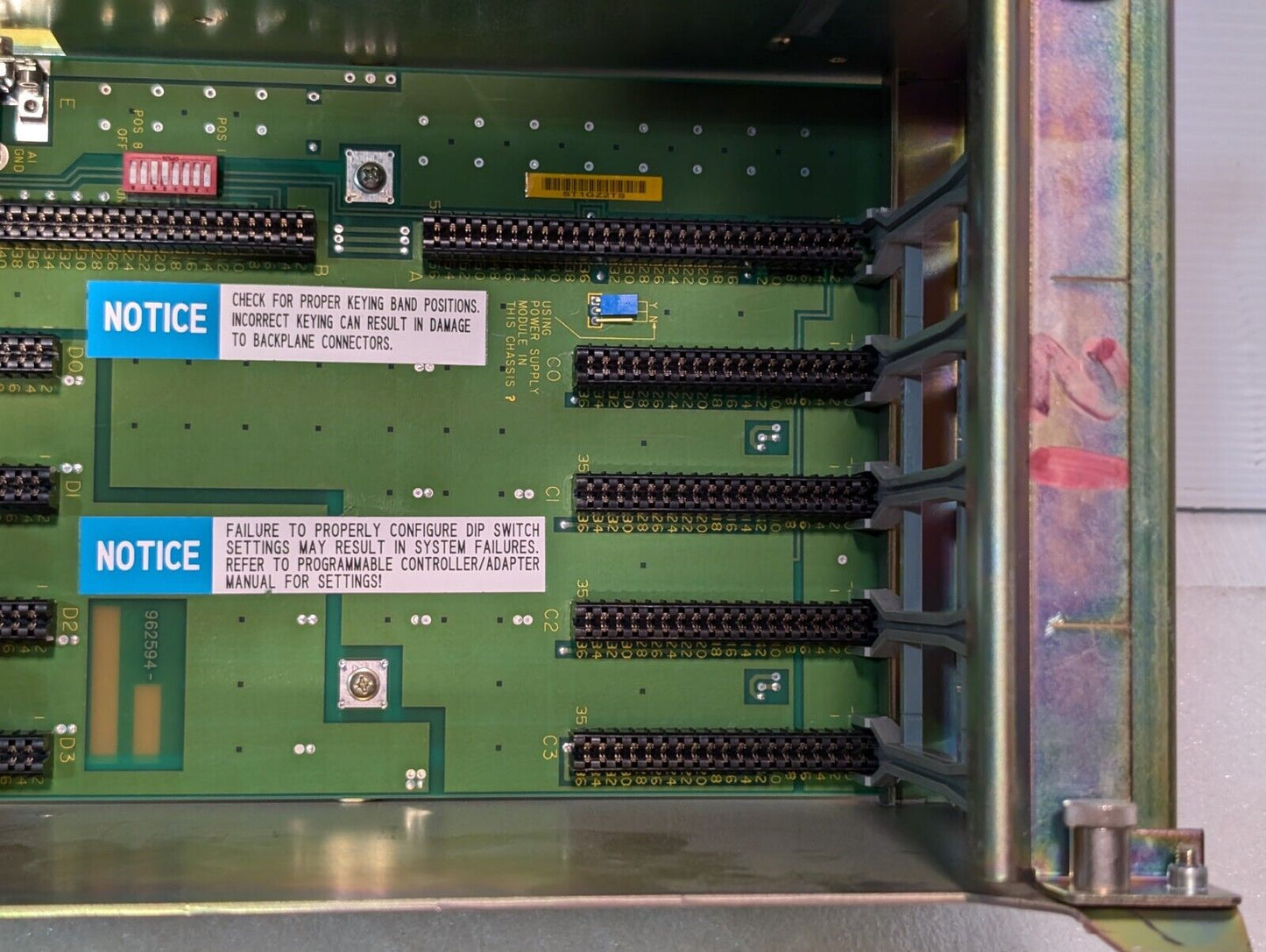 Allen Bradley 1771-A1B PLC I/O Chassis, 4 Slot, Series B