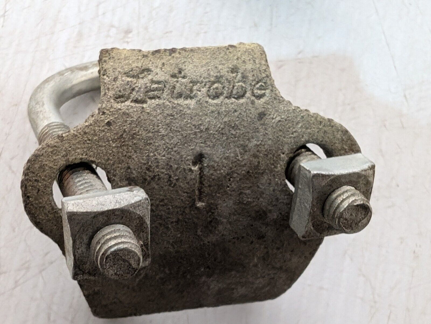 Lot of 6 Latrobe Right Angle Conduit Beam Clamp with U-Bolts - Free Shipping