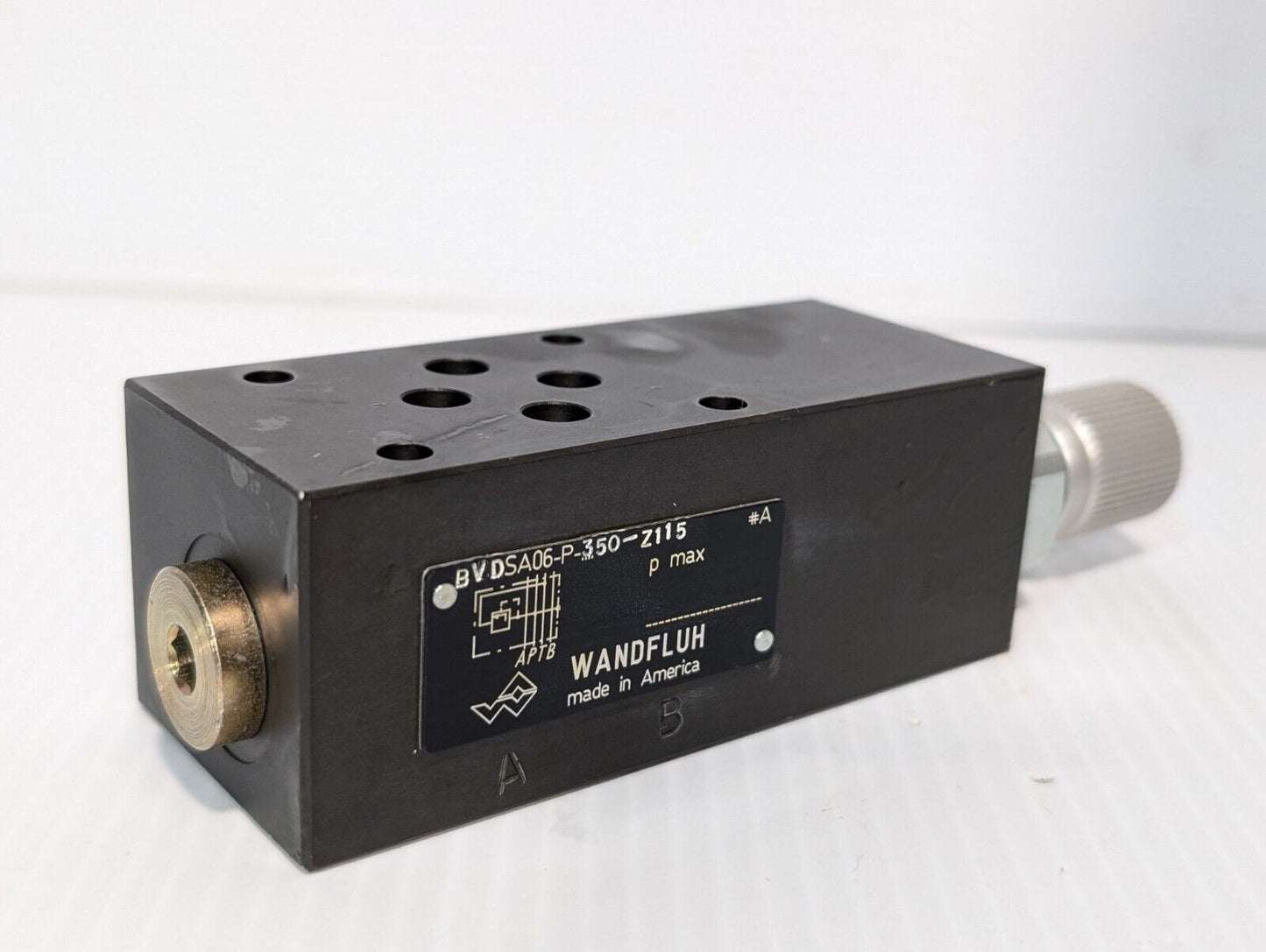 Wandfluh BVDSA06-P-350-Z115 Pressure Relief Valve, 20919097 - Free Shipping