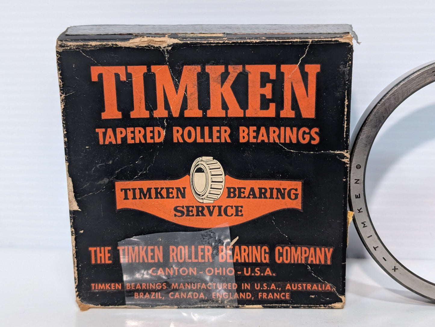 Timken Tapered Roller Bearings 394A Cup, Race, Made in USA