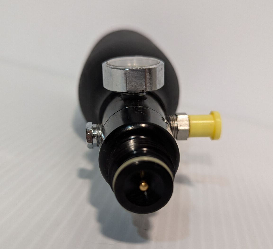 4500 psi Aluminum Tank Air Bottle with Tank Regulator Gauge, Paintball, Diving