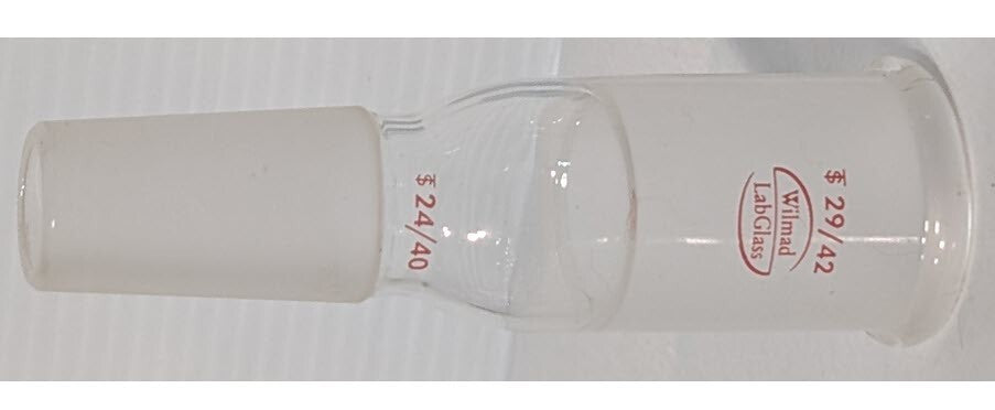 Wilmad LabGlass Glass Enlarging Adapter, 24/40 Inner, 29/42 Outer