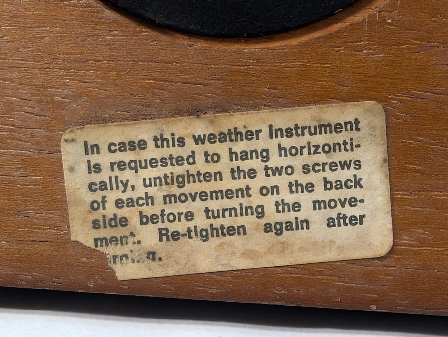 Vintage West Germany Wall Barometer Hygrometer Thermometer Weather Station