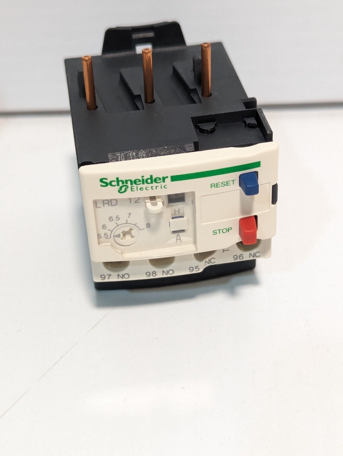 Schneider LRD12 Thermal Overload Relay 600V 5.5-8A 3-Pole - Free Shipping