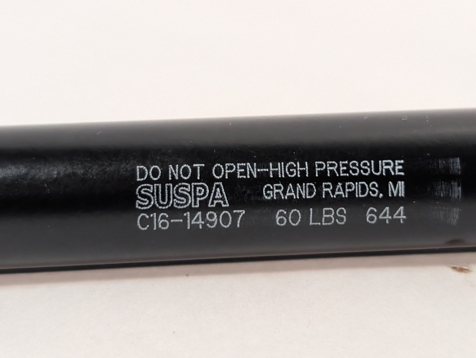 Suspa C16-14907 Gas Prop, Strut, Spring, Shock, Lift Support, 60Lb. Made in USA