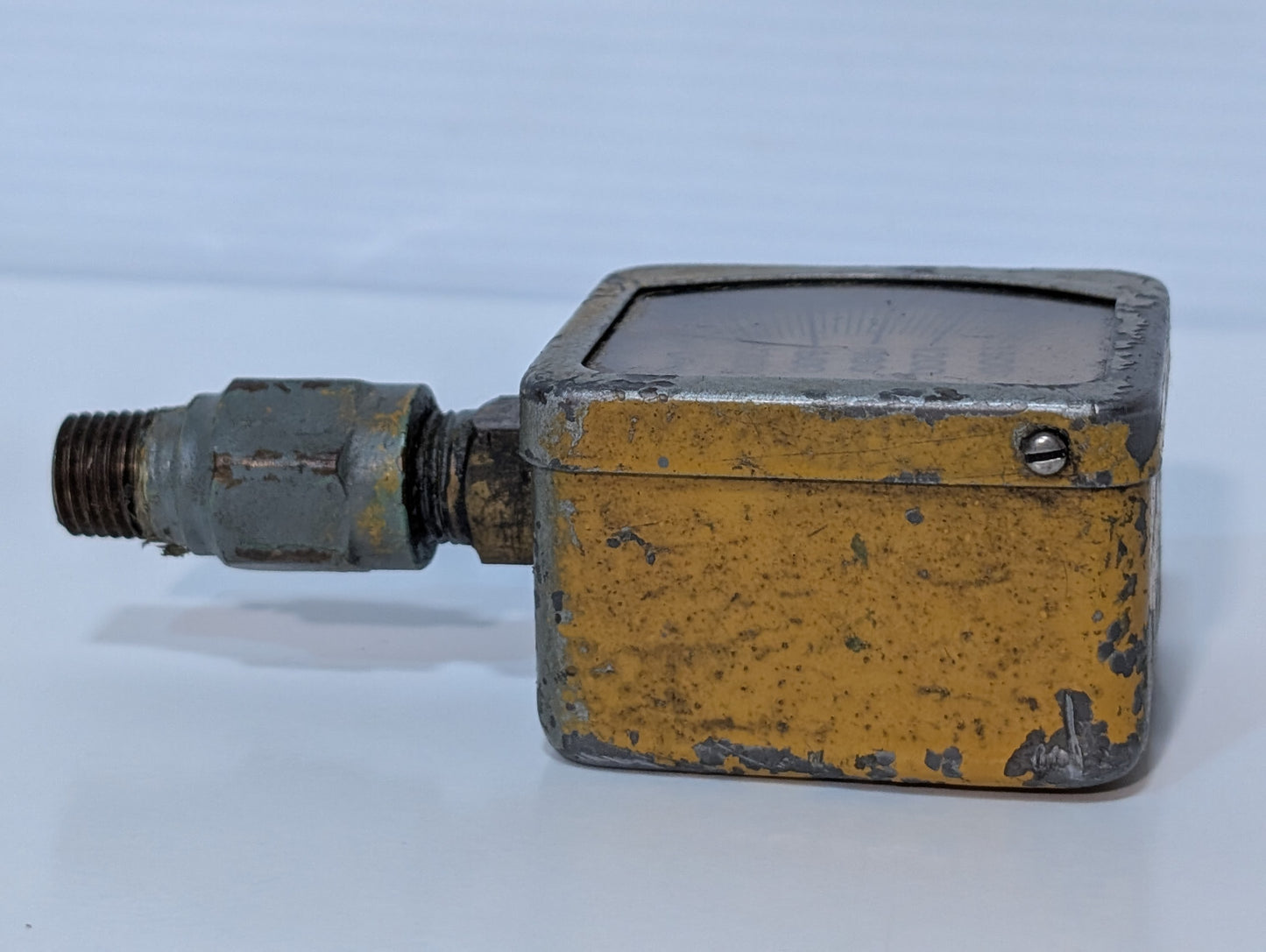 Vintage Schrader 302875? Pressure Gauge Assembly 0-1500PSIG, Made in USA