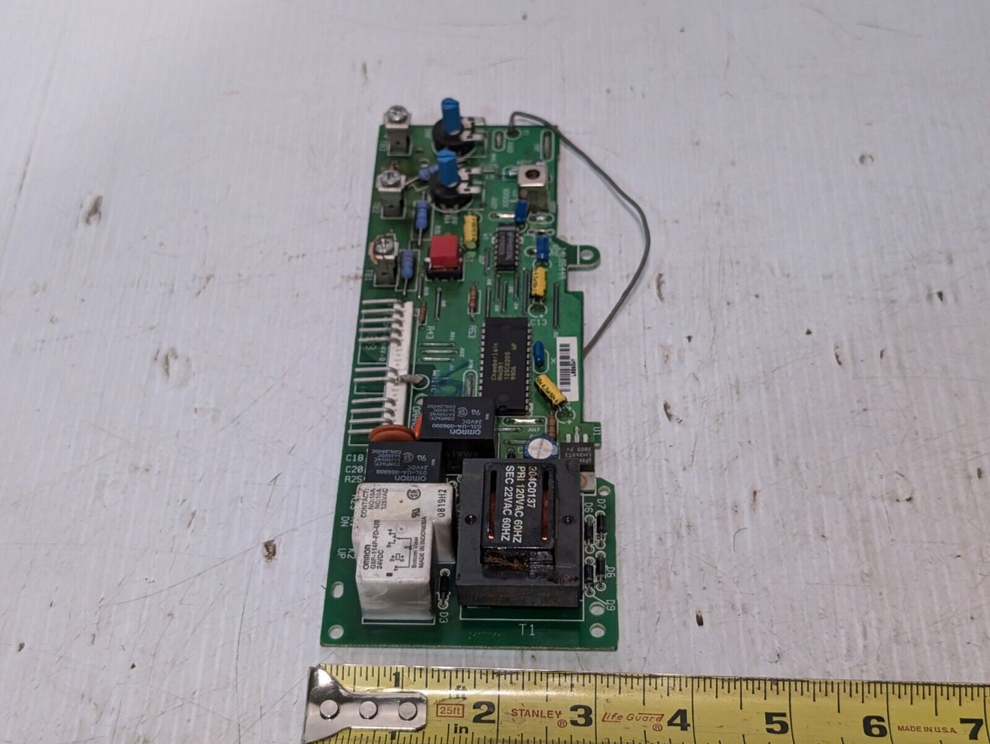 14LG544A Circuit Board w/Many Omron Sensors and PCB Components