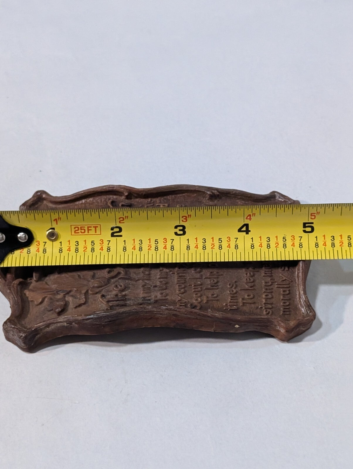 Vintage Boy Scouts of America "The Scout Oath" Plaque With Stand