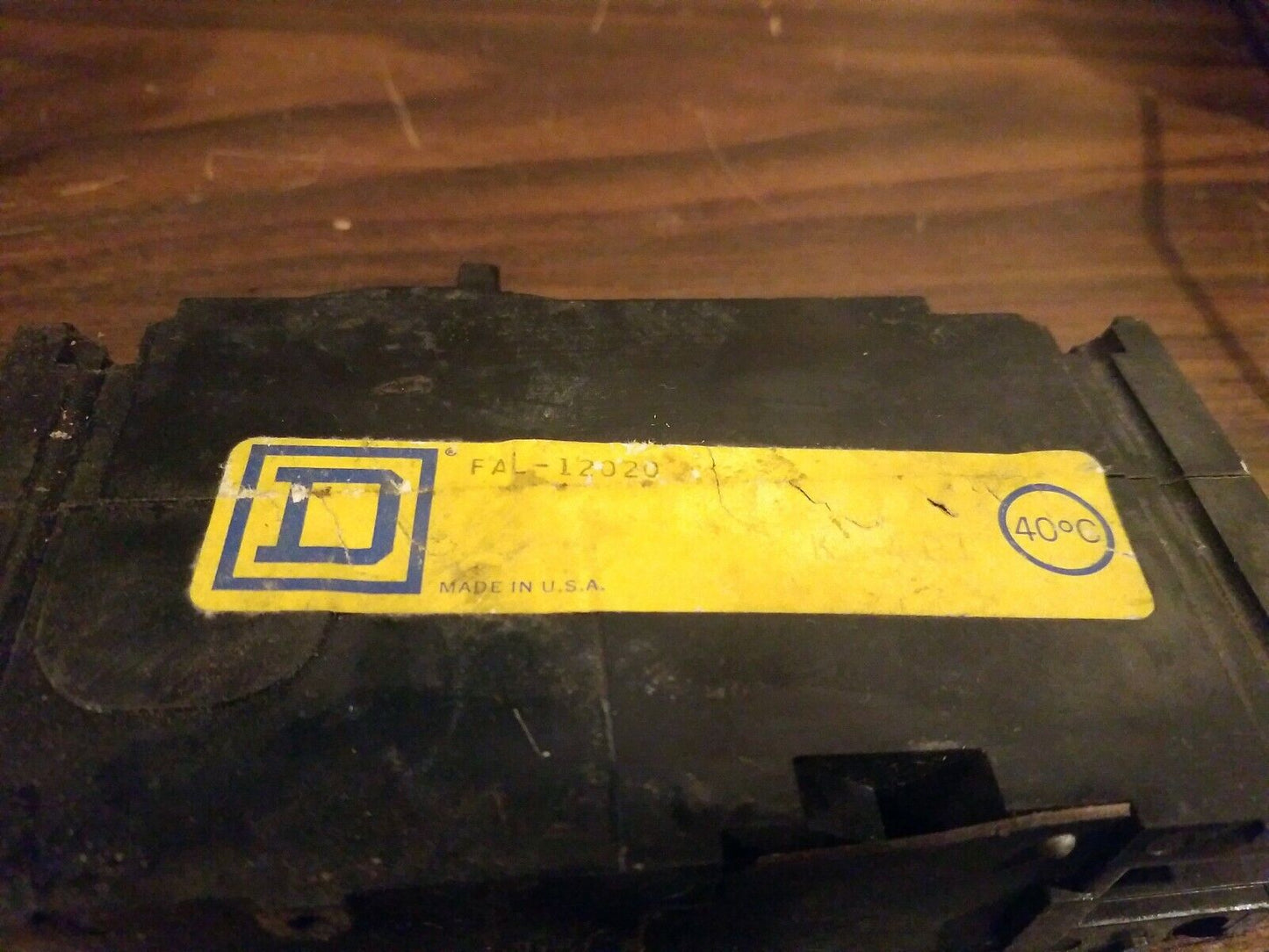 Square D FAL-12020, 20 Amp, 120 VAC, 1-pole circuit breaker