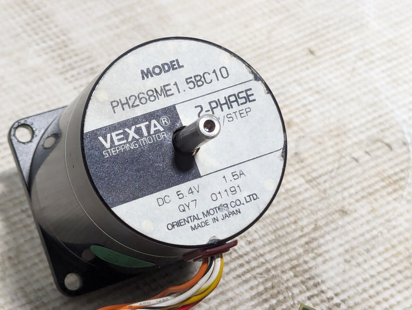Vexta PH268ME1.5BC10 2-Phase Stepping Motor With Circuit Board