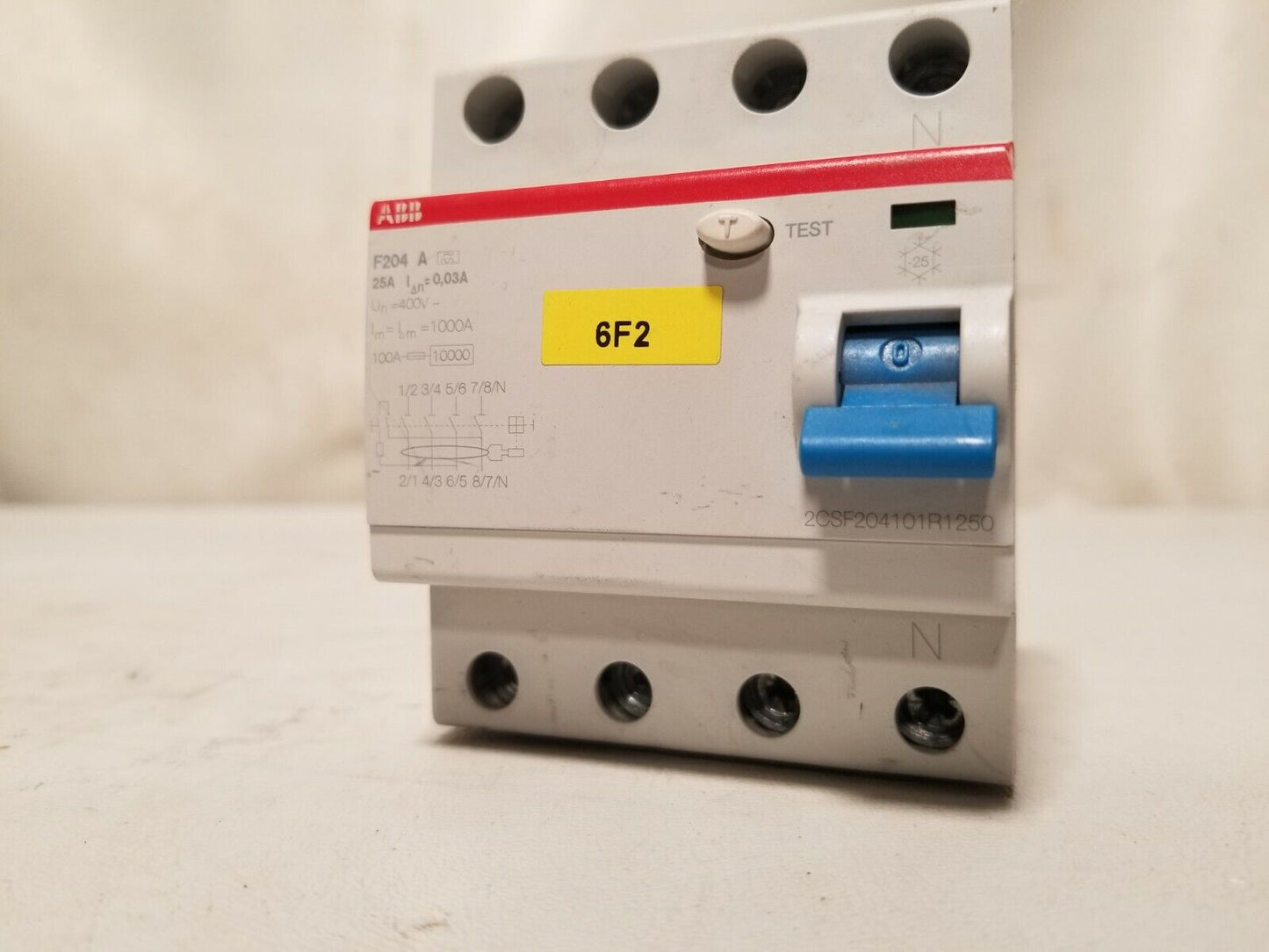 ABB F204 A 25A 2CSF204101R1250 Residual Current Circuit Breaker