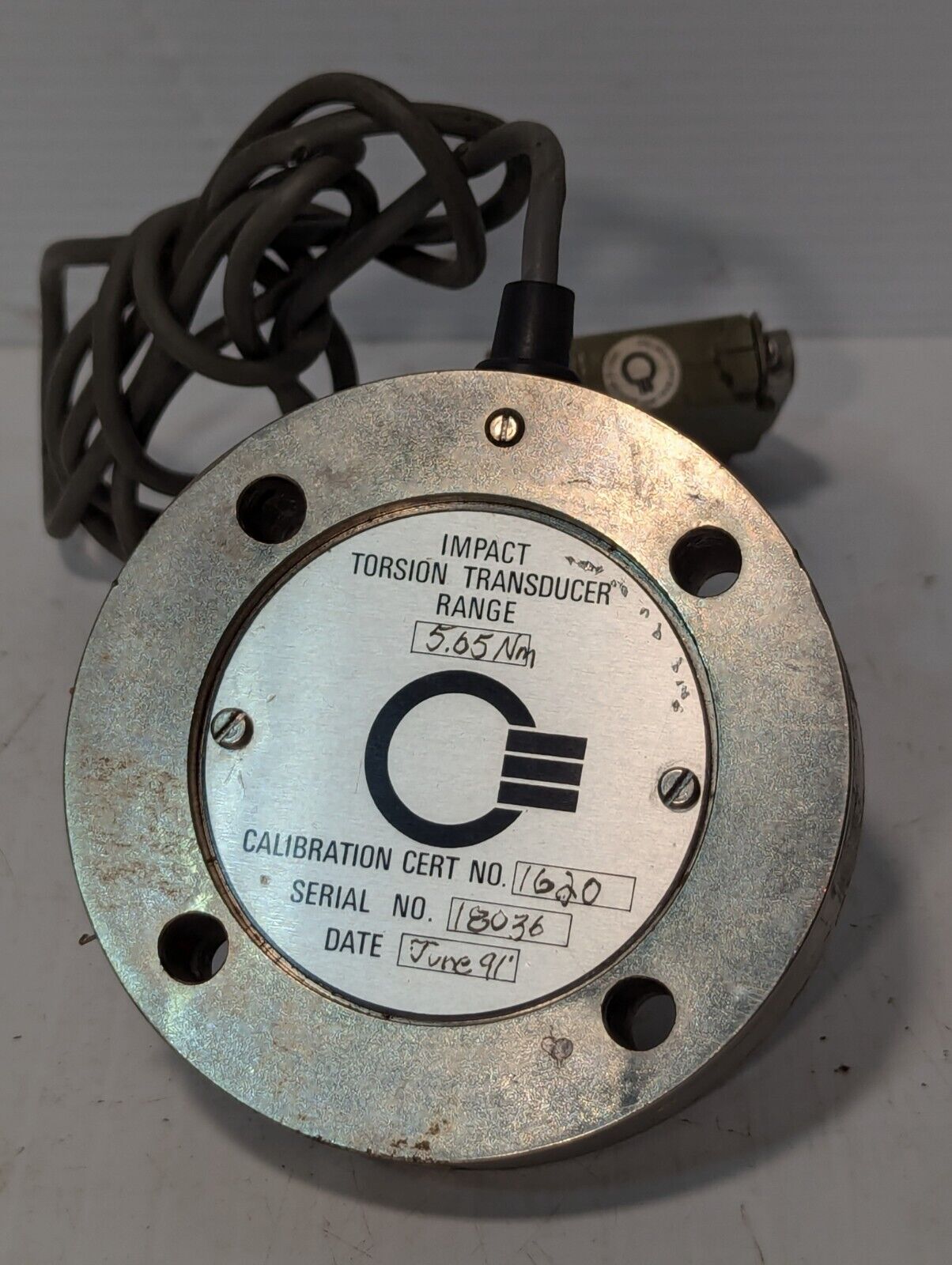 Stationary Transducer, Impact Torsion Transducer Range 5.65Nm