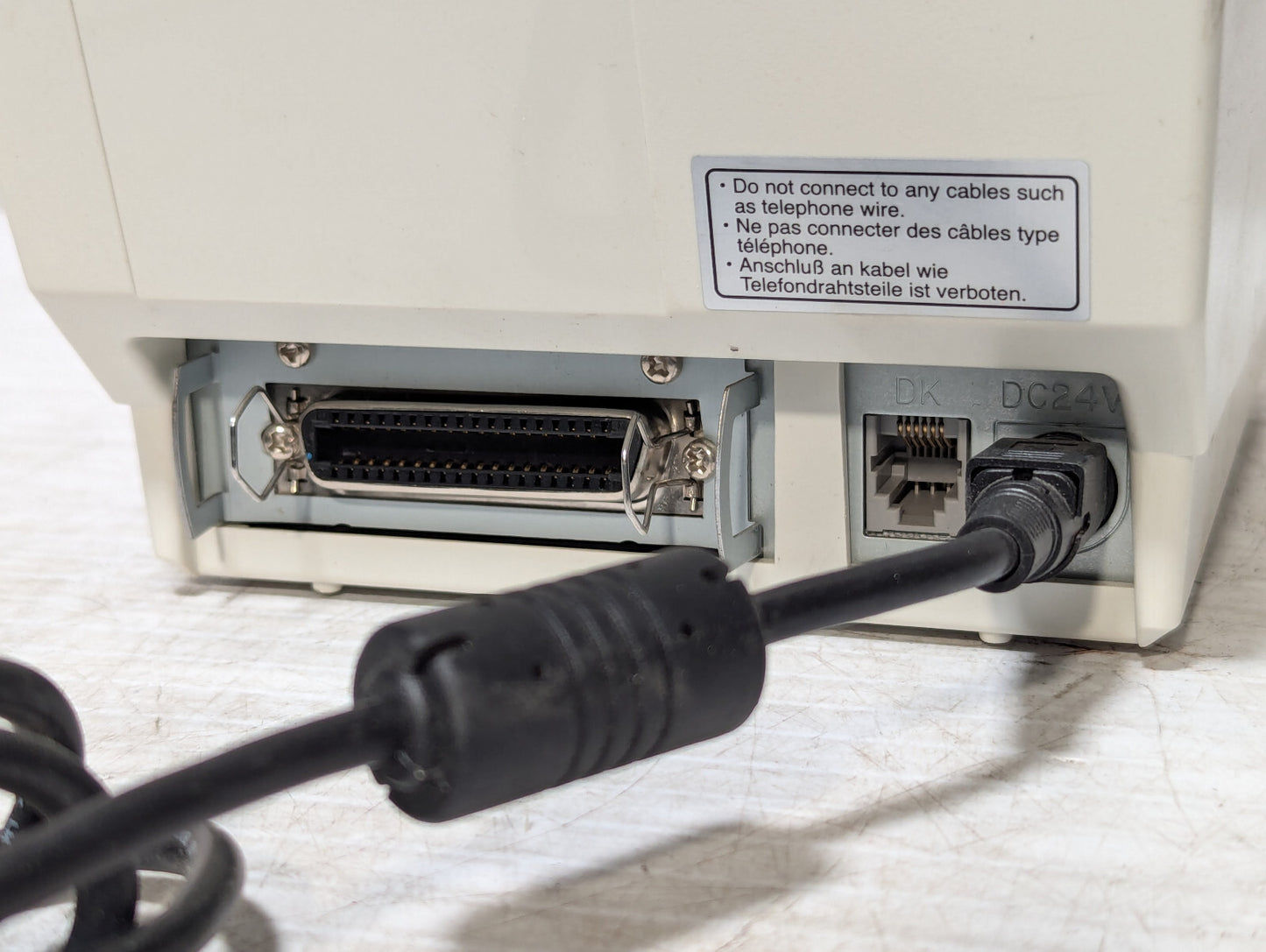 Star TSP700 High Speed Thermal Printer, PS60A Adapter, Receipt, POS, White