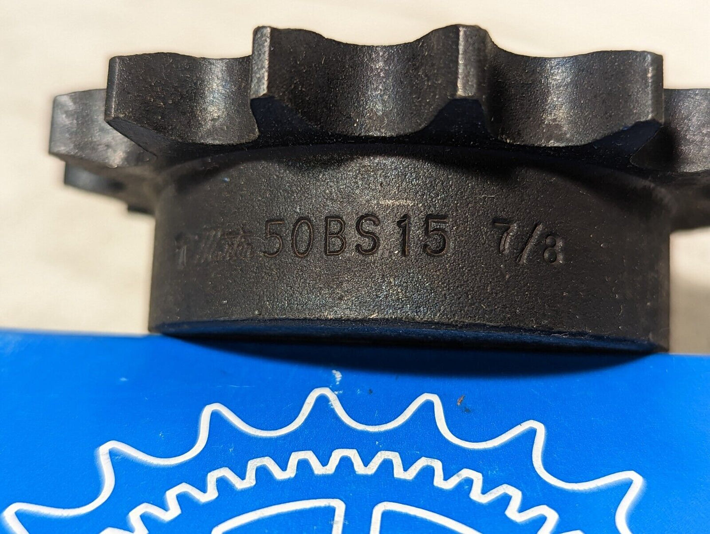 Martin 50BS15 7/8 bored to size sprocket, 50 / 5/8 in, 0.8750 in Bore, 15 Teeth