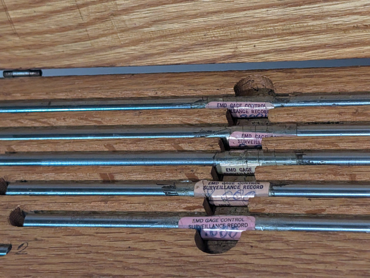 Vintage Starrett Machinist Gauge Blocks Measuring Tools Gage Set Wood Case, USA